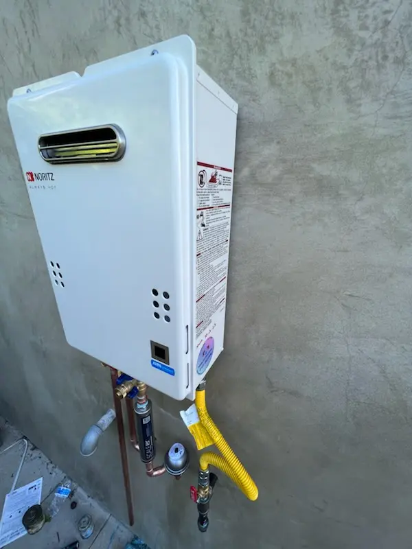 Tankless water heater installation for Marathon homes